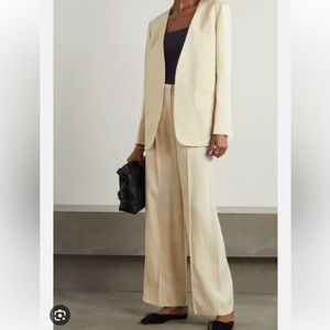 Toteme wide leg pant 36